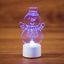 Фигура светодиодная "Снеговик с шарфом 2D" 1LED RGB 0.1Вт IP20 на подставке элементы питания 3хAG13(LR44) (в компл.) Neon-Night 501-053