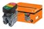 Кнопка двойная MPD2-11Y (зеленая/красная) (LED) в сборе d22мм/220В (I/O) линза желтая | SQ0747-0048 TDM