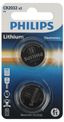 Элемент питания литиевый CR2032 (блист. 2шт) Philips Б0062716