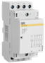 Контактор модульный КМ63-40 63А/4п 230В AC/DC IEK MKK20-63-40