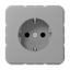 Штепсельная розетка SCHUKO 16A 250V~; серая | CD1520BFGR Jung