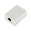 Розетка компьютерная внешняя 1-порт RJ-45 8P8C FTP экранированная кат6, REXANT - 03-0142 MEET
