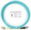 Шнур оптический FOP-50-LC-FC-3m duplex LC-FC 50/125мм OM3 3м LSZH Cabeus 7572c