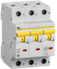 Выключатель автоматический модульный 3п C 50А 6кА ВА47-60M KARAT IEK MVA31-3-050-C MVA41-3-050-C