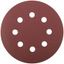 Круги шлифовальные с отверстиями (липучка), алюминий-оксидные, 125 мм, 5 шт Р 150 - 39667 РОС