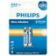 Элемент питания алкалиновый AAA/LR03 1.5В Ultra (уп.2шт) Philips Б0064628