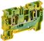 Клемма пружинная проходная заземляющая CX6 PE 6кв.мм ARMAFIX IEK AF-CT41-00-K52-006