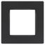 Рамка для розеток и выключателей Серия 12 12-5201-12 на 1 пост, Классик, графит | Б0067785 ЭРА