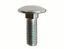 Винт М6х20 с гладкой головкой и квадратным подголовником INOX - CM050620inox ДКС