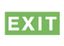 Пиктограмма (Наклейка) Exit (125х250) | 1004125250 АСТЗ Ардатов
