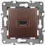 Розетка HDMI 12-3114-13 , бронза (10/100/3200) |Б0027488 | ЭРА