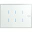 Панель управления сенсорная KNX Axolute 6-канал. стекло Whice BTC Leg HC4657M3KNX Legrand