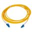 Патч-корд оптический LC/UPC-LC/UPC LSZH OS2 SM9/125 1м - 09-0504 Net.on