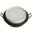 Светильник потолочный встраиваемый, 15W 230V GX53, черный + белый, круг, без лампы, DL507 | 51352 FERON