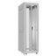 Шкаф серверный 42U 800х1000 передняя дверь: двустворчатая перфорированная IP20. задняя без. боковые панели: глухой металл. цвет: серый RAL7035 - EX 8042.7401 SYSMATRIX