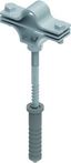 Держатель молниеприемного стержня Д-16 мм с дюбелем L-160, нерж. AISI 304, 195003 | МД-003-Н304 Ostec