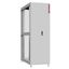 Шкаф серверный 24U 800х1070 передняя дверь: двустворчатая глухой металл IP51. задняя одностворчатая перфорированная IP20. боковые панели: без. цвет: серый RAL7035 - NS 8124.7530 SYSMATRIX
