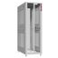 Шкаф серверный 42U 600х1200 передняя дверь: двустворчатая перфорированная IP20. задняя боковые панели: перфорированные. цвет: серый RAL7035 - NS 6242.7442 SYSMATRIX