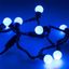 Светодиодная гирлянда ARD-BALL-CLASSIC-D17.5-10000-BLACK-100LED BLUE (230V, 7W) | 025582 Arlight