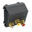 Мультимедийная рамка Audio-Video Modul45 (черный) (MTS-12R F SWGR1) | 6105201 OBO Bettermann