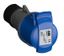 Розетка кабельная 216EC6 Easy&Safe 16А 2P+E IP44 6ч ABB 2CMA102003R1000