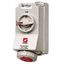 Розетка настенная механическая блокировка DUO 16А 3Р+E IР67 400В 5600A Mennekes