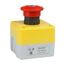 Пост кнопочный OptiSignal D22 C5-BK-1-ESK-11 1НО+1НЗ авар. стоп. с ключом XALK188E КЭАЗ 338524