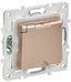 Розетка 1-м SKANDY 16А IP44 с заземл. защ. шторки крышкой SK-R11Sa песочн. IEK SK-R16-16-44-K98