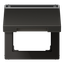 Крышка откидная с возвратной пружиной и полем для надписи 12×15 мм; антрацит | AL2990NAKLAN Jung