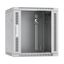 Шкаф телекоммуникационный настенный SH-05F-12U60/60 19дюйм 12U 600х600х635мм дверь стекло сер. (RAL 7035) Cabeus 7065c