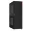 Шкаф серверный 48U 800х1200 передняя дверь: одностворчатая глухой металл IP51. задняя перфорированная IP20. боковые панели: перфорированные. цвет: черный RAL9005 - NS 8248.9232 SYSMATRIX
