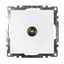 Розетка телевизионная 1-местная (механизм), серия Катрин, GLS00-7108-01, белый | 39306 STEKKER FERON