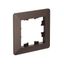 Рамка 1-м AtlasDesign Air мокко/дым. черн. SE ATN220601 APC