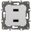 Устройство зарядное USB, 5В-2100мА, Эра Elegance, белый, 14-4110-01 - Б0034358