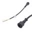 Провод UCX-LL2/L52-0.25м/M7 220V BLACK 25см для подключения линейных прожекторов серии L52, L53. Разъем ''папа'' - UL-00009504 Uniel