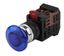 Кнопка управления AEА-22 "Грибок" синий d22мм 1з+1р (10/400/3200) | Б0045635 ЭРА
