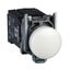 Лампа сигнальная 22 мм LED белая встроенный трансформатор 400В - XB4BV5B1 Schneider Electric