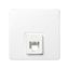 Розетка телефонная ОП Simon73 Loft RJ11 бел. Simon 73480-60
