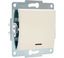 Выключатель 1-кл. 1п СП Karina 10А IP20 с подсветкой механизм крем. LEZARD 707-0388-111