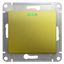 Выключатель 1-кл. СП Glossa 10А IP20 (сх. 1а) 10AX с подсветкой механизм фисташк. SE GSL001013 APC