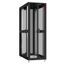 Шкаф серверный 42U 800х1070 передняя дверь: двустворчатая перфорированная IP20. задняя боковые панели: без. цвет: черный RAL9005 - NS 8142.9440 SYSMATRIX