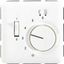 Накладка на термостат теплого пола FTR231U; термопласт; белый; CD500 | CDFTR231PLWW Jung