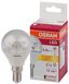 Лампа светодиодная LED STAR CLASSIC P 40 5.4W/830 5.4Вт шар прозрачная 3000К тепл. бел. E14 470лм 220-240В пластик. OSRAM 4052899971622
