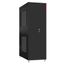 Шкаф серверный 48U 600х1070 передняя дверь: двустворчатая глухой металл IP51. задняя перфорированная IP20. боковые панели: перфорированные. цвет: черный RAL9005 - NS 6148.9542 SYSMATRIX