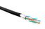 Кабель витая пара экранир. U/FTP кат.6 4 пары 23 AWG ОЖ solid кажд. в фольге LSZH нг(А)-HF -20град.C-+60град.C гарантия: 15 лет компонентн./25 системн. UFTP4-C6-S23-IN-LSZH-BK-500 черн. (уп.500м) Hyperline 445090