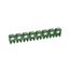 Маркировочное кольцо 1.5-2.5мм (5) белое/зеленое CAB3 (1200шт) - 038225 Legrand