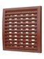 Решетка вентиляционная наружная регулируемая, из ASA пластика 200х200, цвет Терракотовый - 2020РРПН терр ЭРА 16950