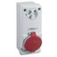 НАСТЕННАЯ РОЗЕТКА UNIKA Б/ЗАЩ 16A 3PE 380-415 IP44 | 83035 Schneider Electric