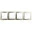 Рамка для розеток и выключателей 4 поста шампань пластик ЭРА 12 12-5004-04 - Б0014774