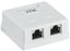 Настенная информационная розетка RJ45 кат. 5E FTP 2-порт - CS2-1C5EF-22 IEK